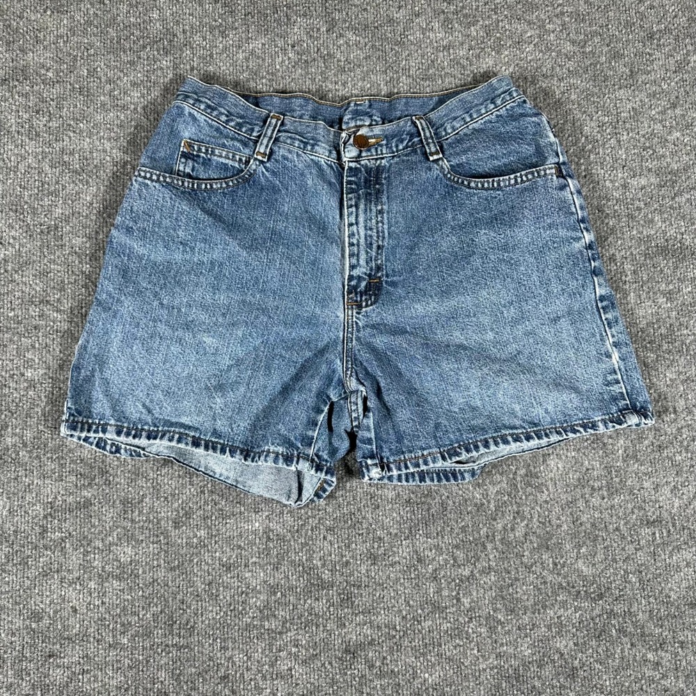 Riders Denim Shorts Womens Size 8 Medium Wash Casual Five Pocket Classic Fit